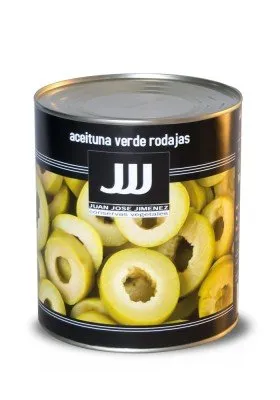 Aceituna Verde Rodajas Lata 3Kg x 6Ud — Conservas / Salsas / Aceites