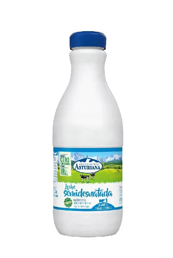Leche Asturiana Semidesnatada 1,5L x 6Ud — Lácteos