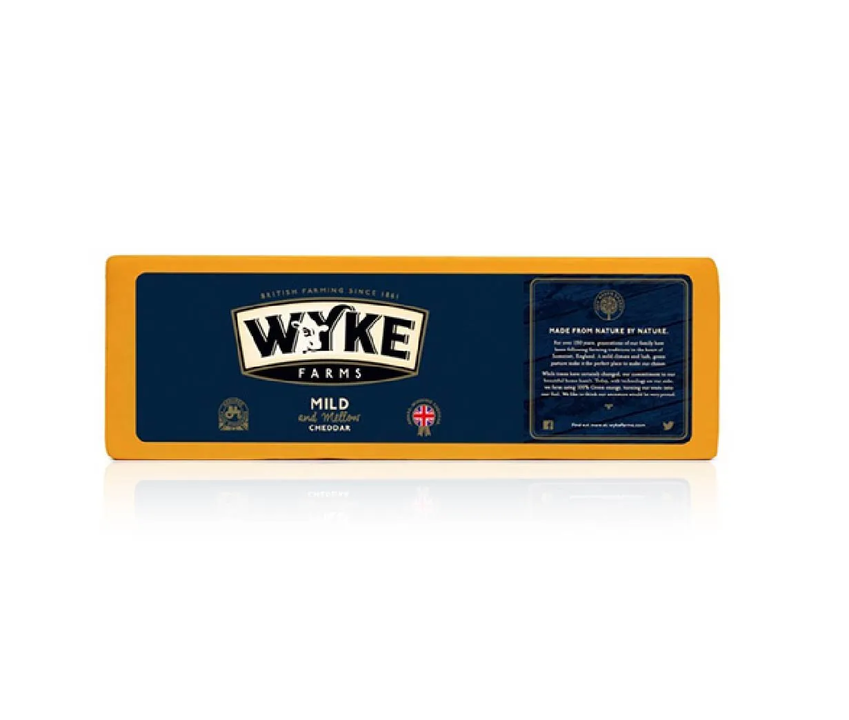 Queso Cheddar Naranja Wyne 2,5Kg x 4Ud — Quesos Importación