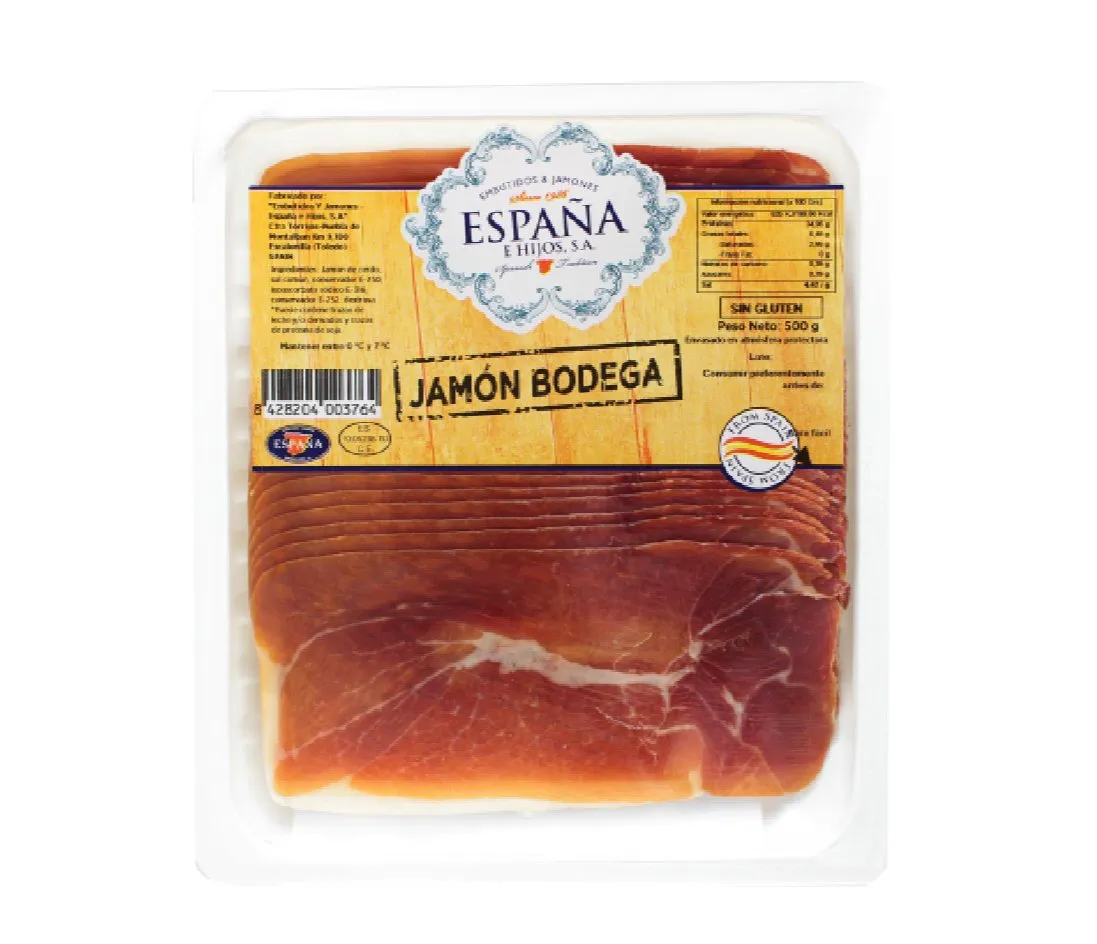 Jamón Lonchas 500g  x 6Ud — Embutidos / Cárnicos