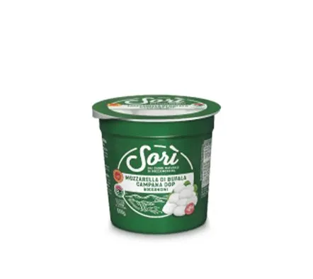 Mozzarella Di Búfala Vaso Sori 125g x 12Ud — Productos Italianos