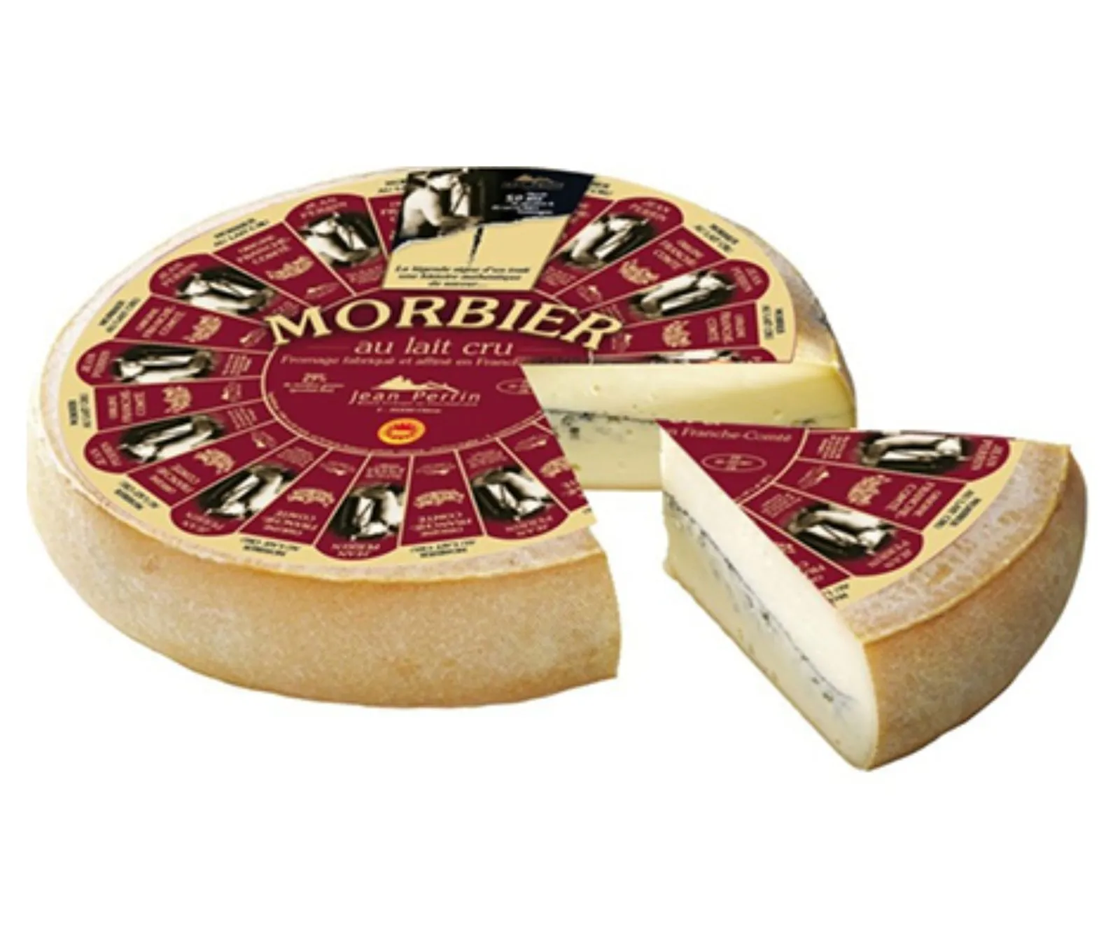 Queso Morbier DOP Jean Perrin 6,5kg — Quesos Importación