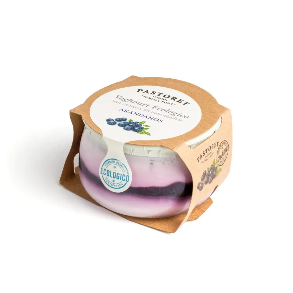 Yogurt Ecológico Arándanos Pastoret 135g x 6Ud — Lácteos