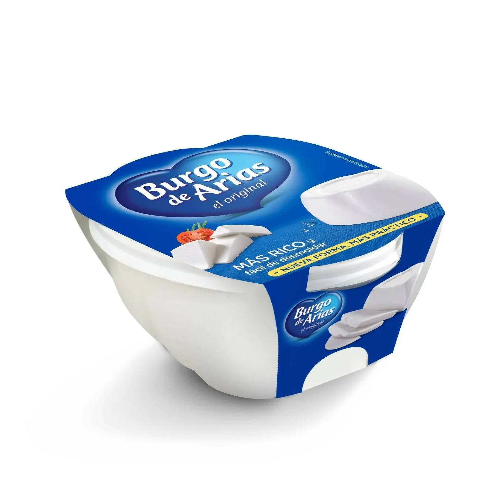 Queso Burgo Arias Natural 230g x 8Ud — Quesos Frescos / Tiernos