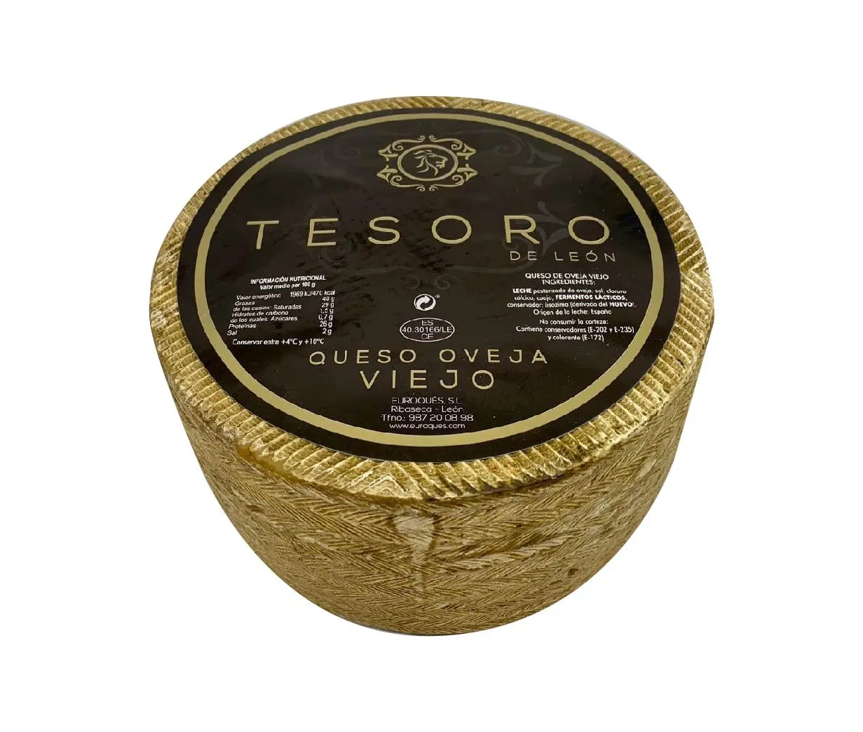 Queso Tesoro de León Oveja Viejo 3Kg x 2Ud — Quesos Viejos / Añejos