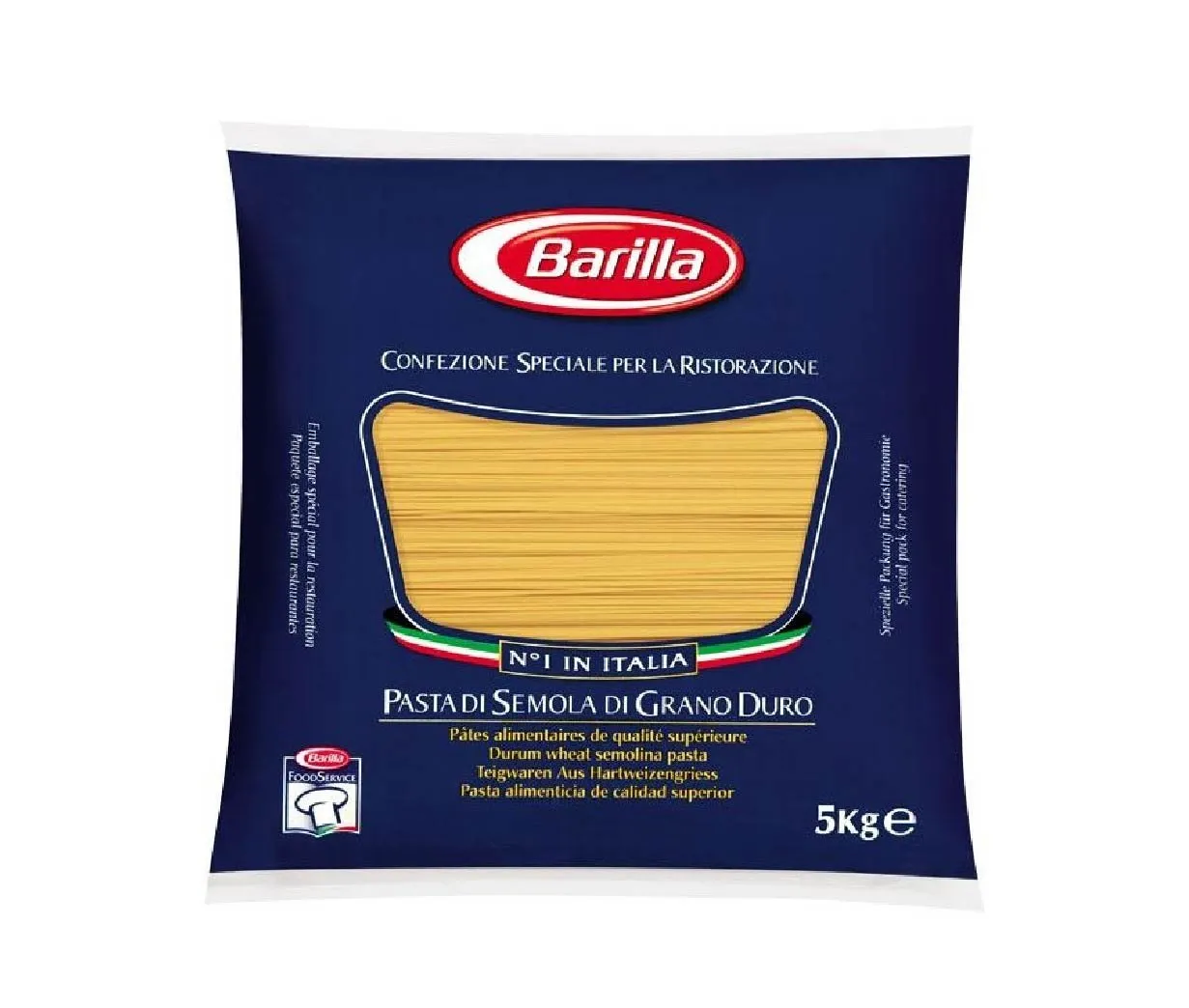 Spaghettini nº3 Barilla 5Kg x 3Ud — Panes / Pastas / Harinas