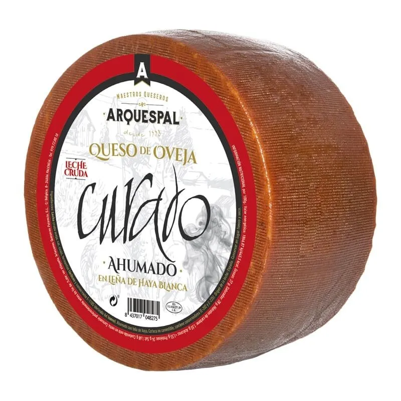 Queso Oveja Ahumado Curado Arquespal 3Kg x 2Ud — Quesos Curados