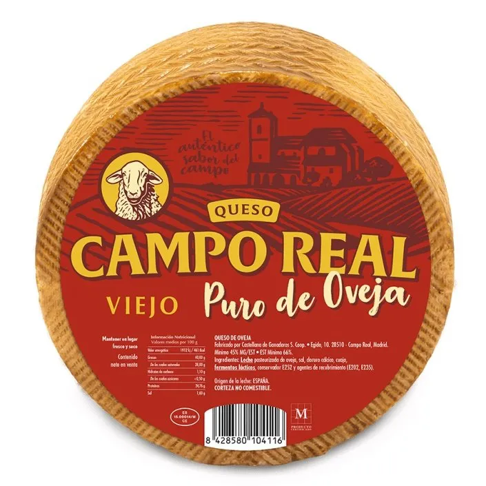 Queso Campo Real Viejo Oveja 3Kg x 2Ud — Quesos Viejos / Añejos