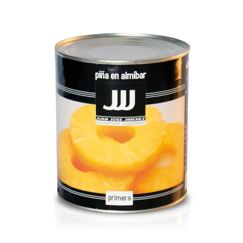 Piña Almibar Ligero Lata 3Kg x 6Ud — Conservas / Salsas / Aceites