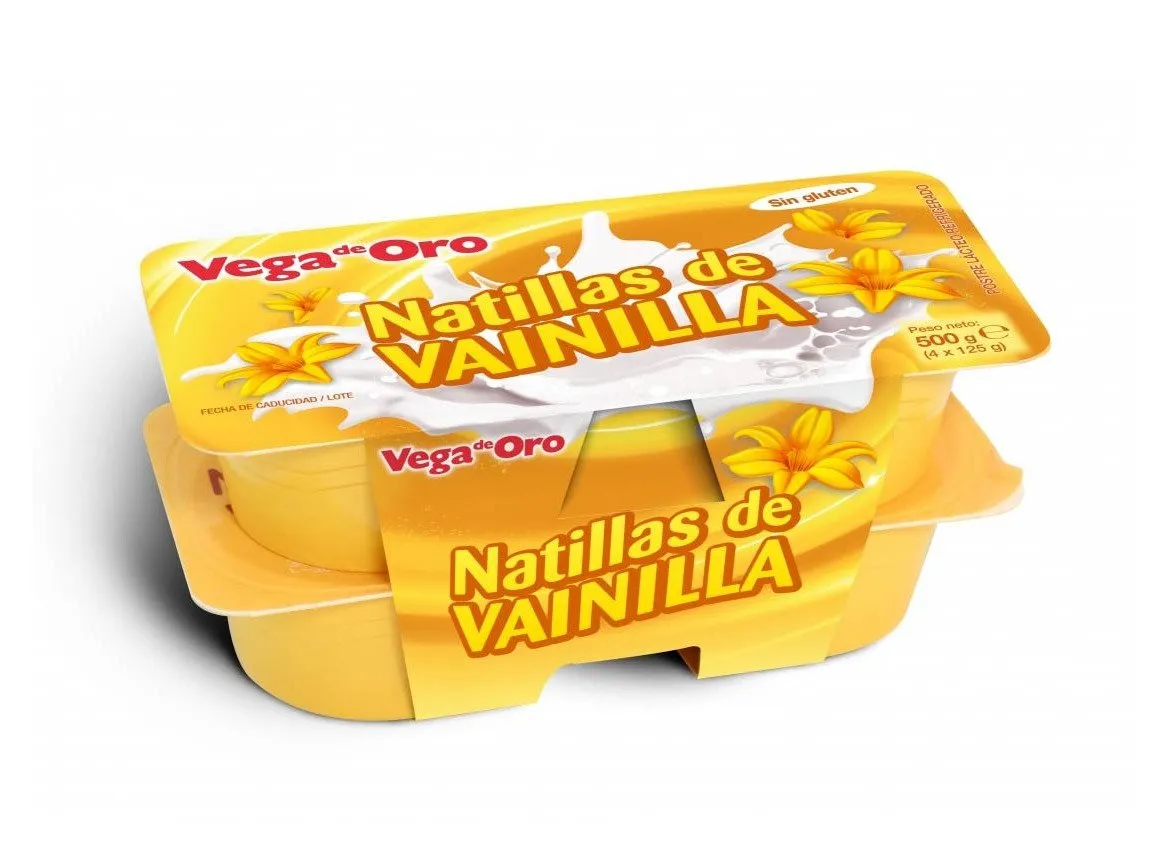 Natillas Vainilla Vega de Oro pack 4 x 6Ud — Lácteos