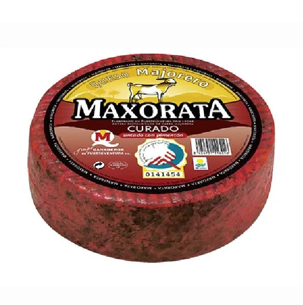 Queso Majorero Curado Pimentón 4Kg x 2Ud — Quesos Curados