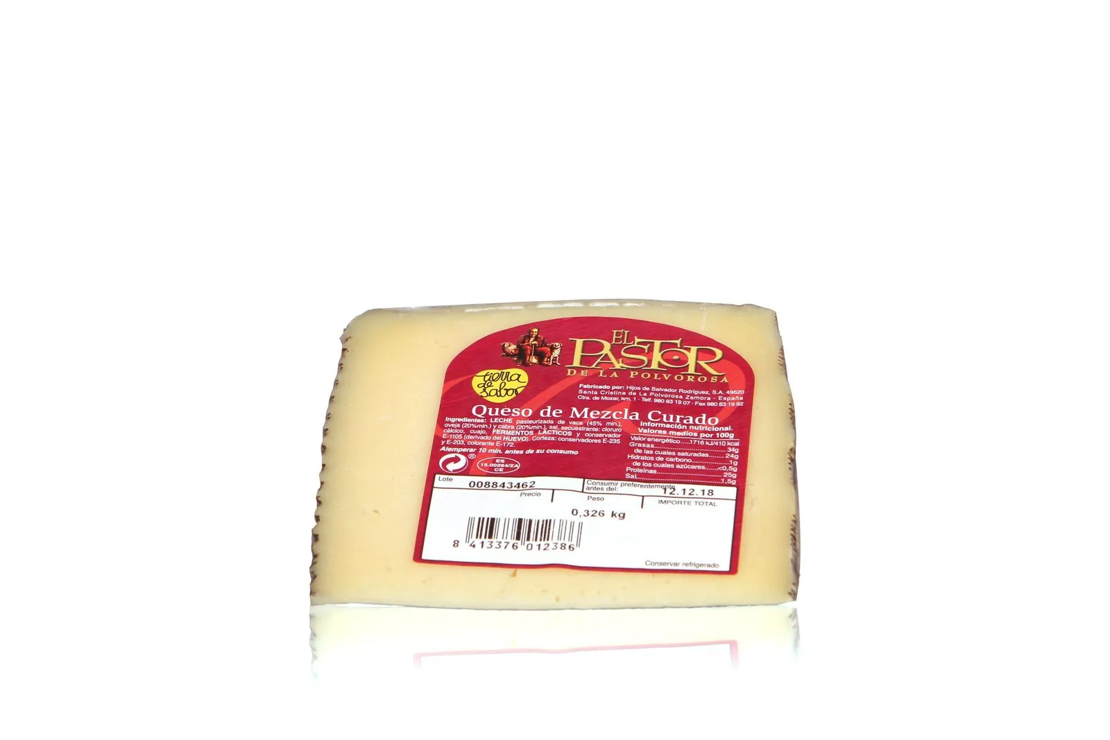 Queso Cuñas Mezcla Curado Grande x 8Ud — Quesos Curados