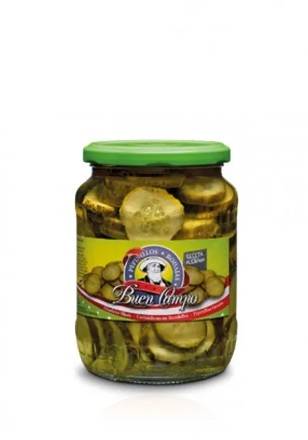 Pepino Rodajas Agridulce 720ml x 12Ud — Conservas / Salsas / Aceites