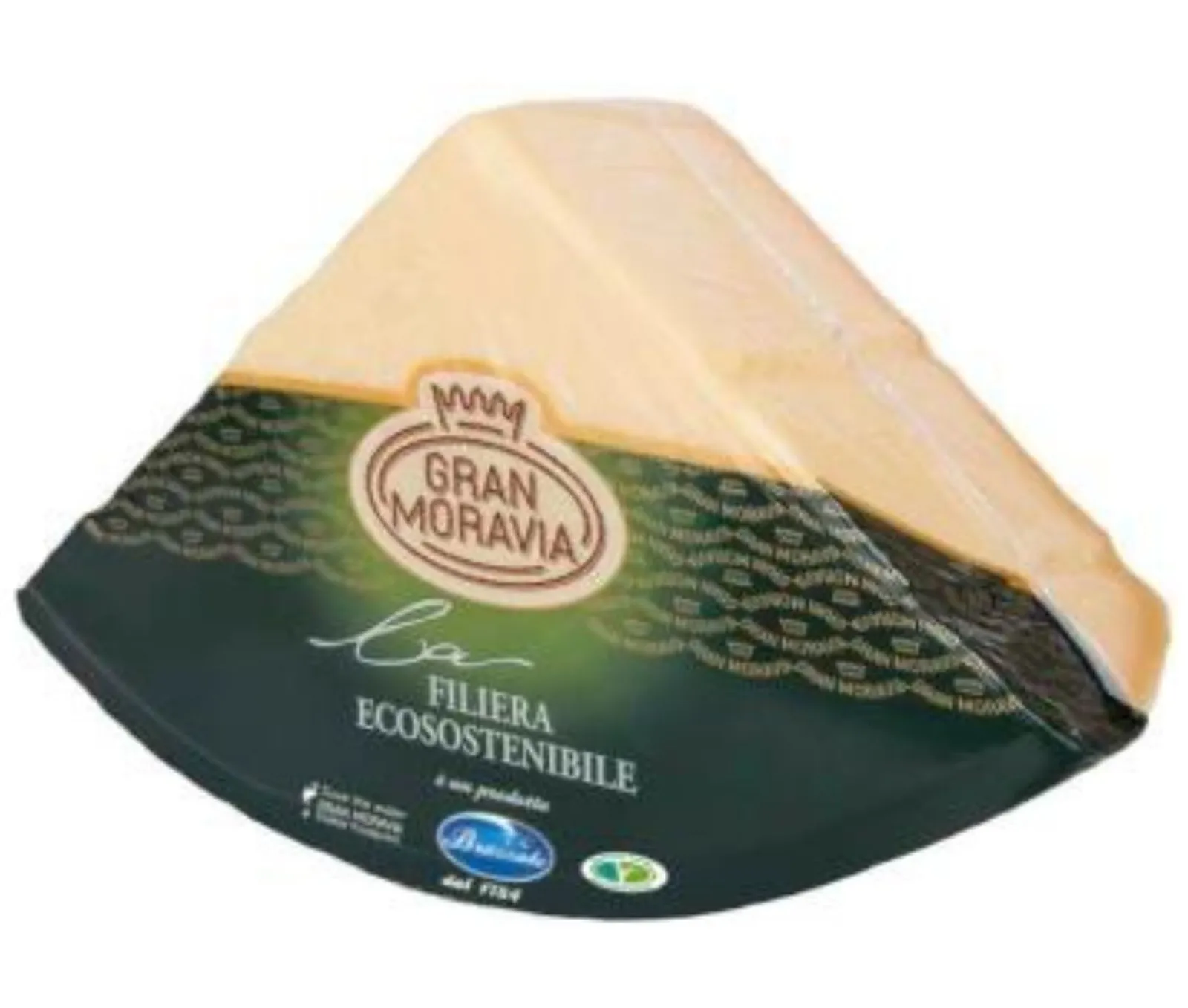 Tipo Parmesano Gran Moravia Cuña 1/8 4,5Kg x 4 Ud — Productos Italianos