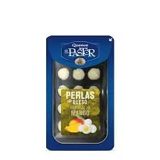 Perlas con Mango El Pastor 125g x 8Ud — Quesos Frescos / Tiernos