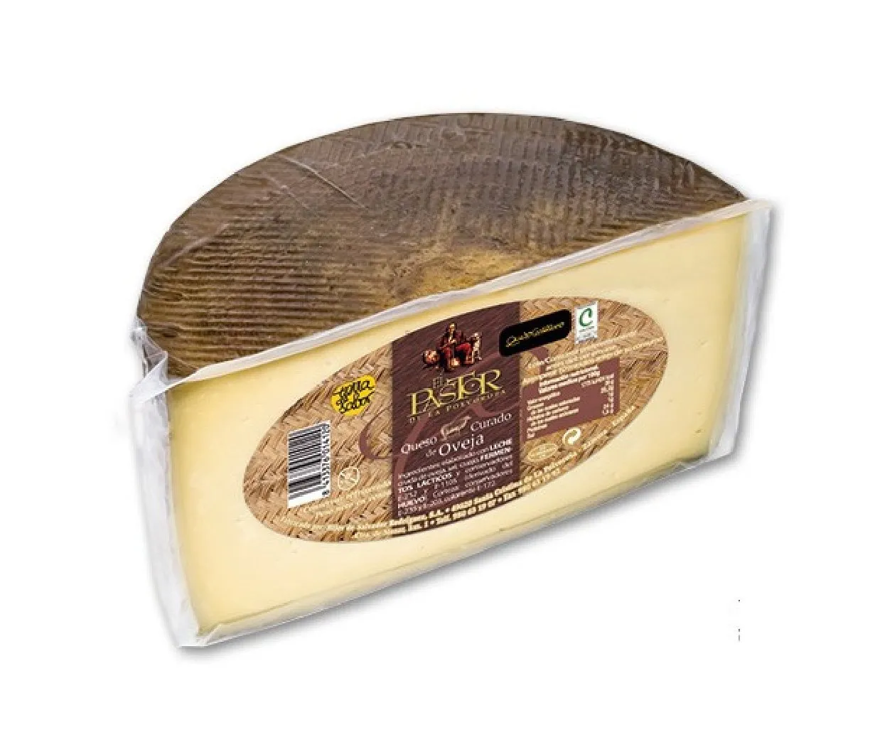 Queso Mitades Oveja Curado Ruffino Pastor 3Kg x 2Ud — Quesos Curados
