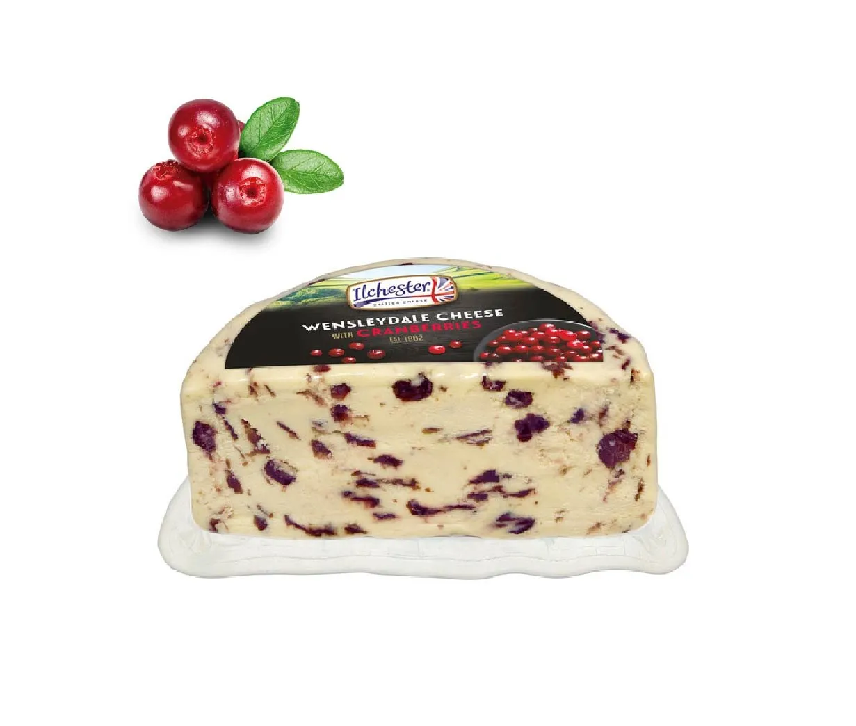 Wensleydale Ilchester Arándanos 1,5Kg x 2Ud — Quesos Importación