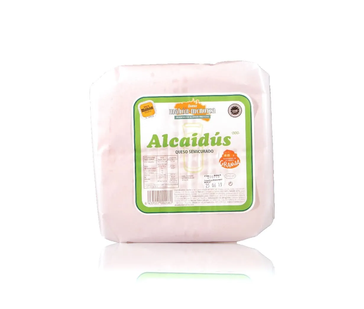 Queso Mahón Semi DO 2,8Kg x 2Ud — Quesos Semicurados