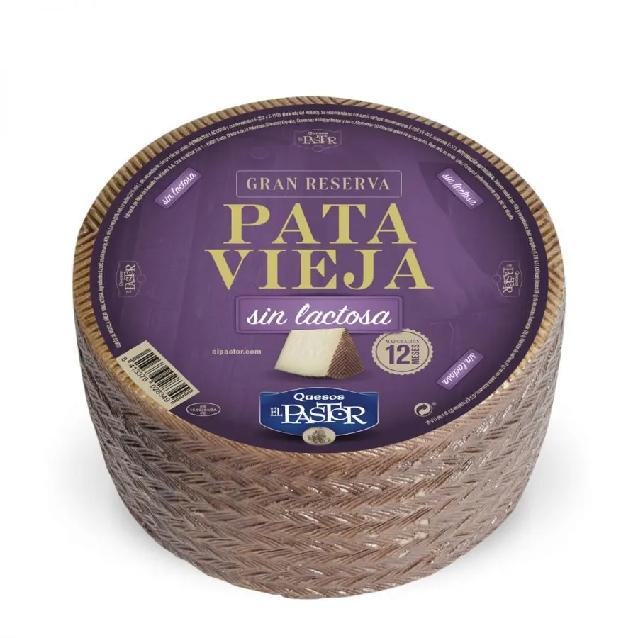 Queso Pata Vieja Sin Lactosa Mezcla 3Kg x 2Ud — Quesos Viejos / Añejos