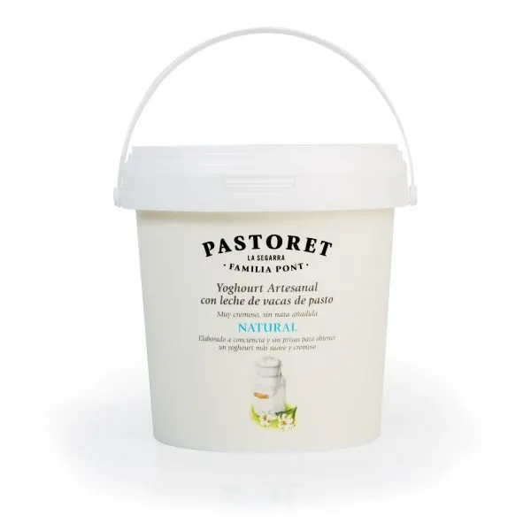 Crema de Yogur Natural 3,6Kg Pastoret — Lácteos
