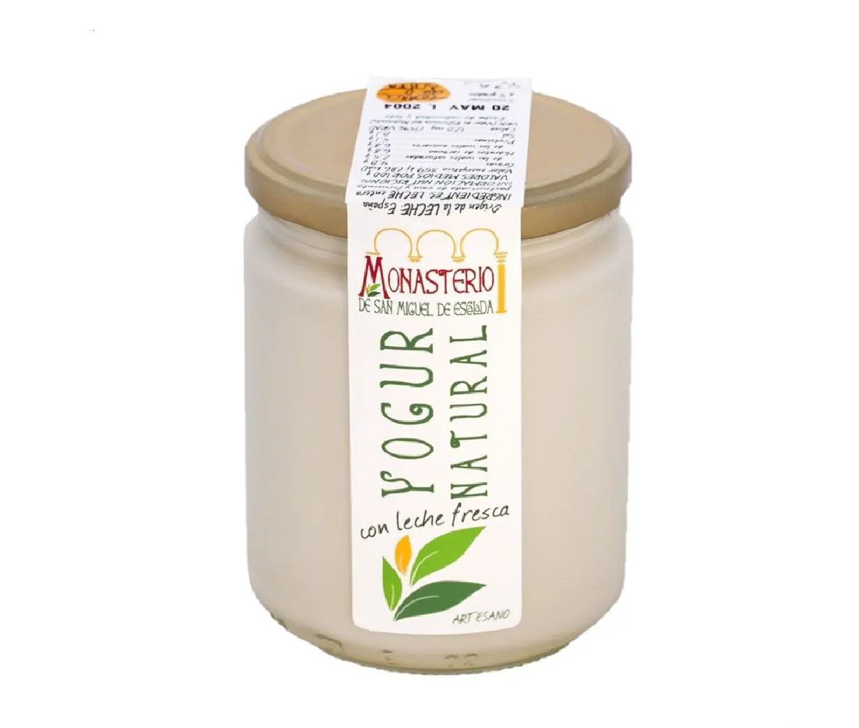Yogur Natural 420g Monasterio de San Miguel de Escalada x 6Ud — Lácteos
