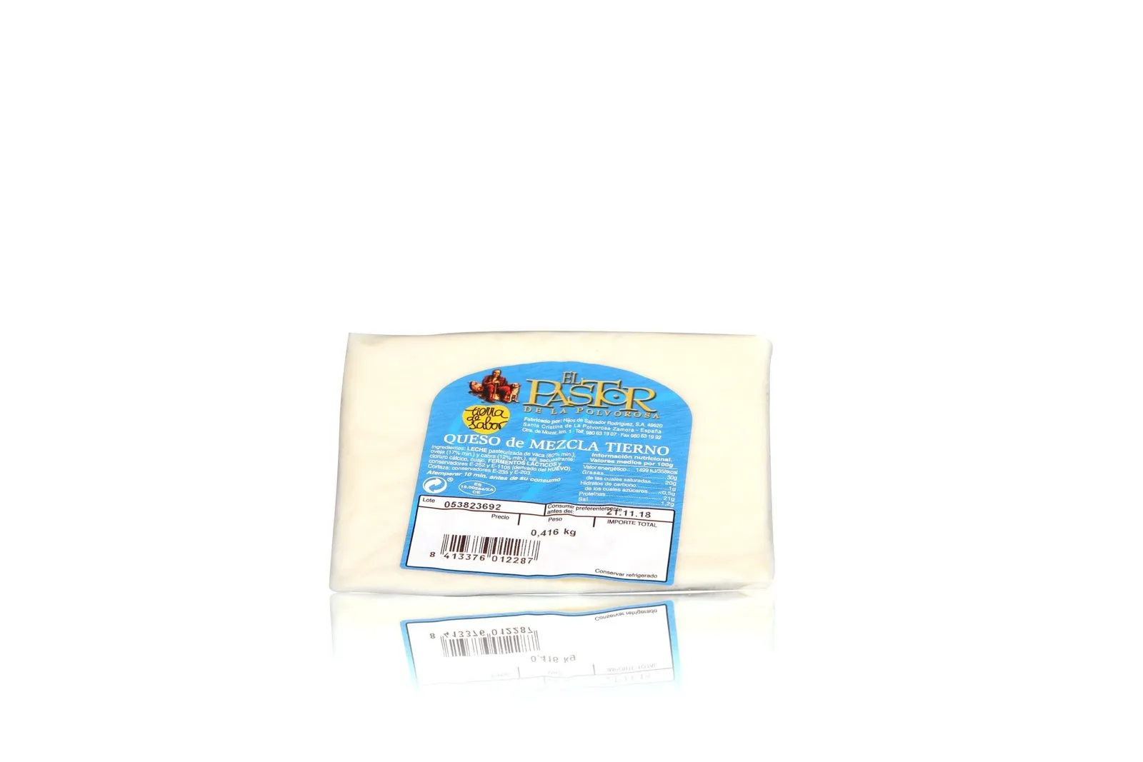 Queso Cuña Tierno Mezcla El Pastor x 8Ud — Quesos Frescos / Tiernos