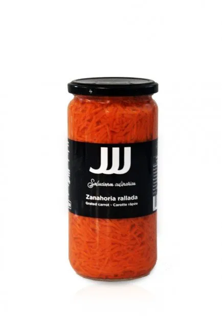 Zanahoria Rallada Frasco 720g x 12Ud — Conservas / Salsas / Aceites