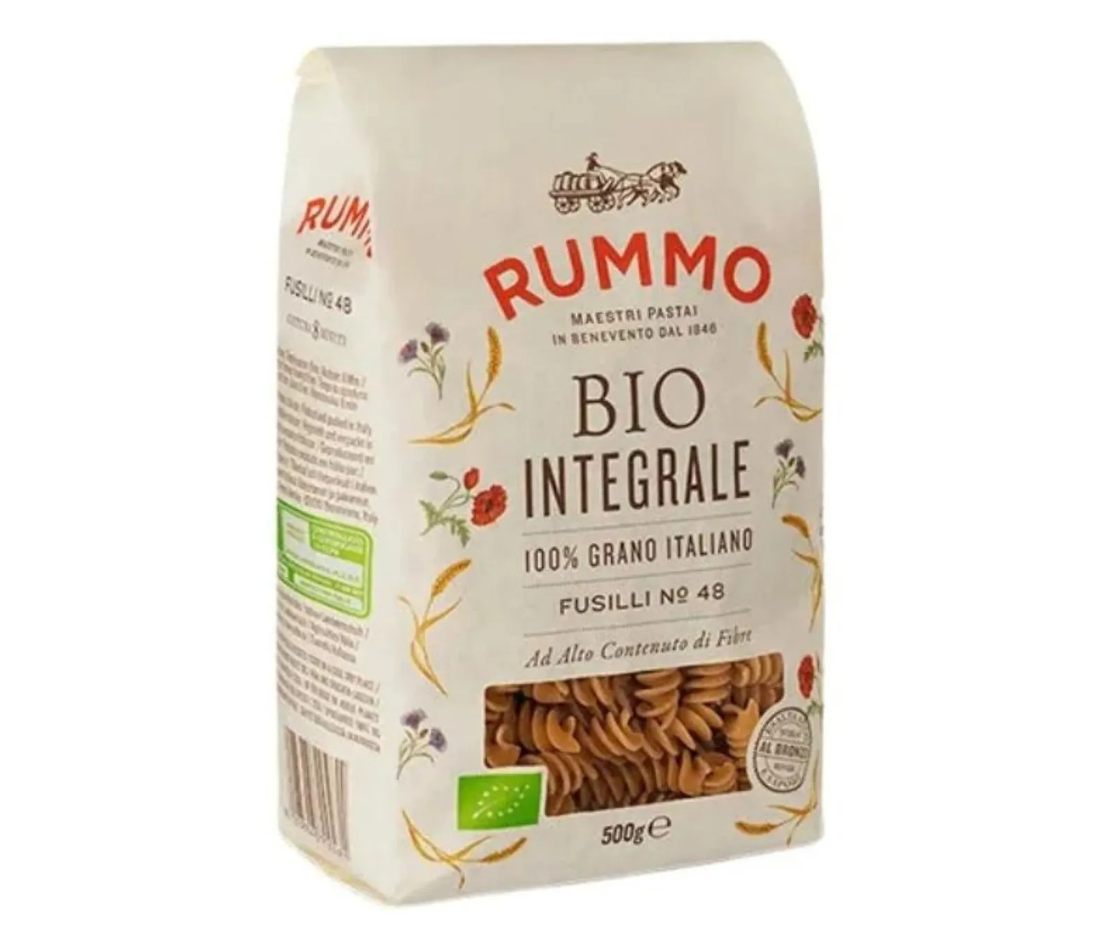 Fusilli Bio Integrali Rummo nº48 500g x 16Ud — Panes / Pastas / Harinas