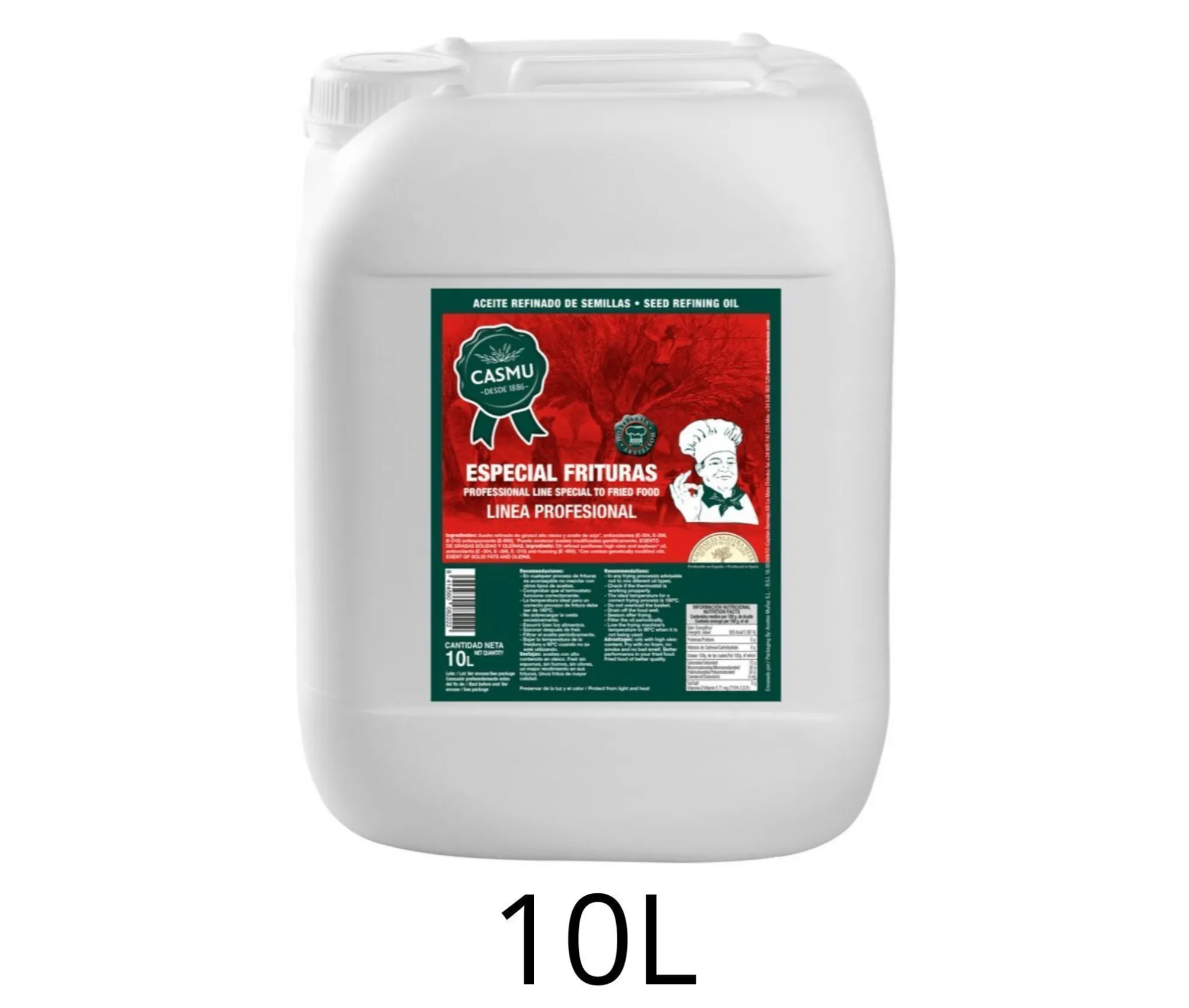 ACEITE FRITURAS ##HOSTELERIA## 10L 100% VEGETAL