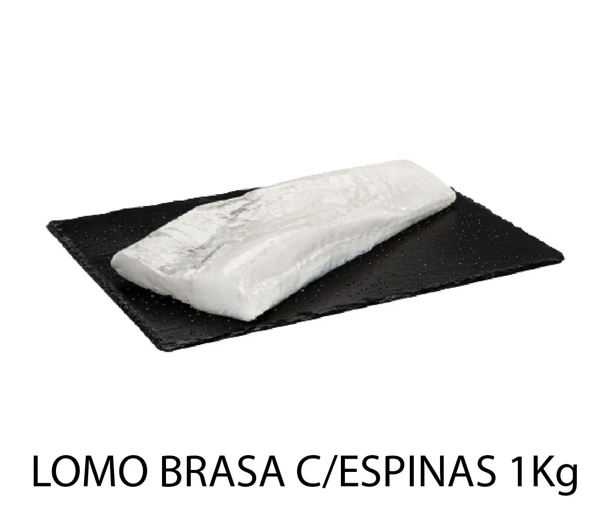 BACALAO DESALADO LOMO BRASA C/ESPINAS 1KG X1UD