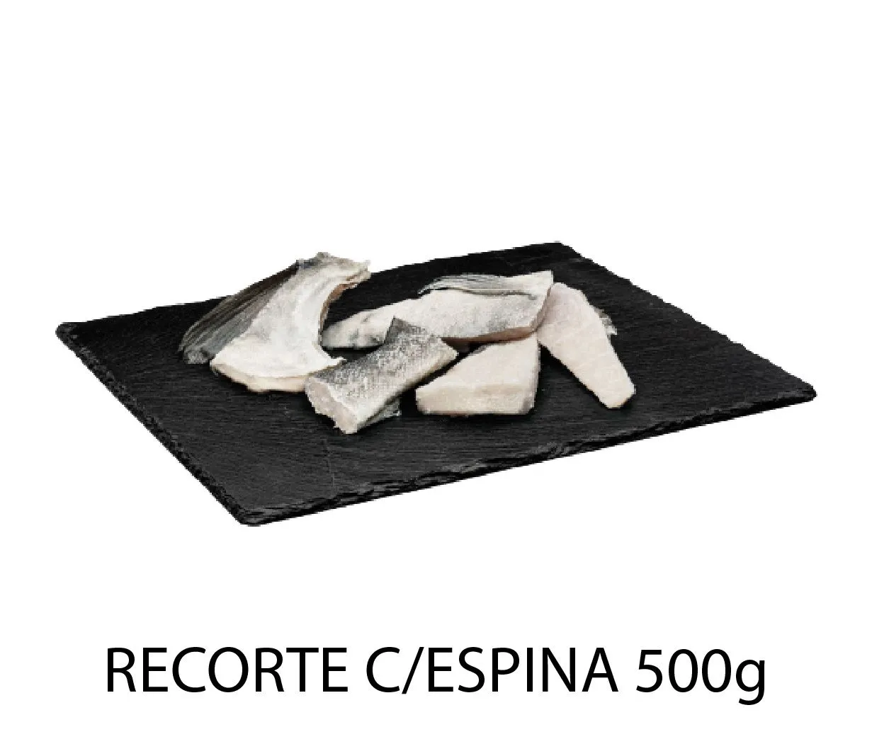 BACALAO RECORTE C/ESPINA 500GRS X6UD ALEJANDRA
