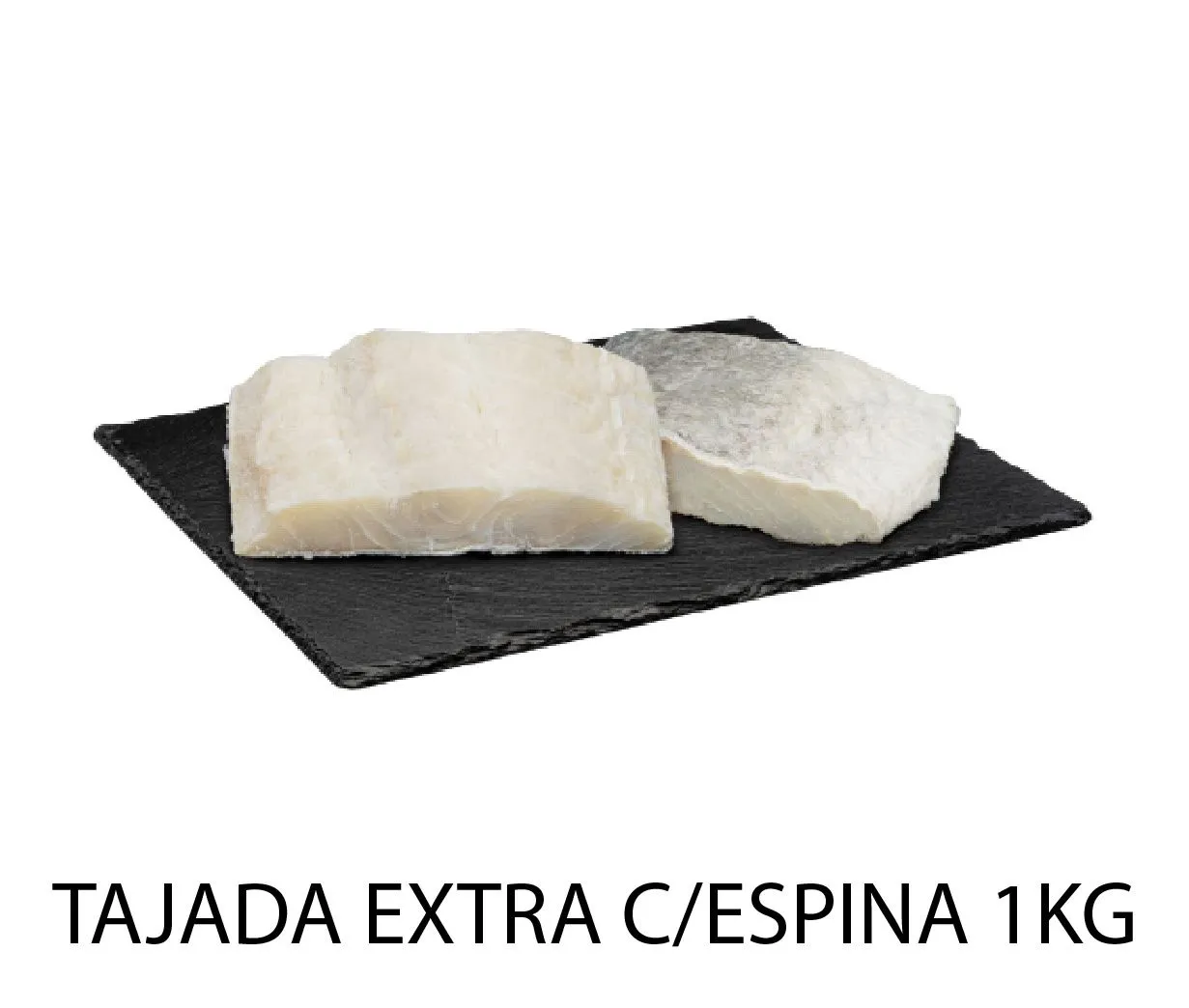 BACALAO TAJADA EXTRA C/ESPINA 1KG X4UD ALEJANDRA