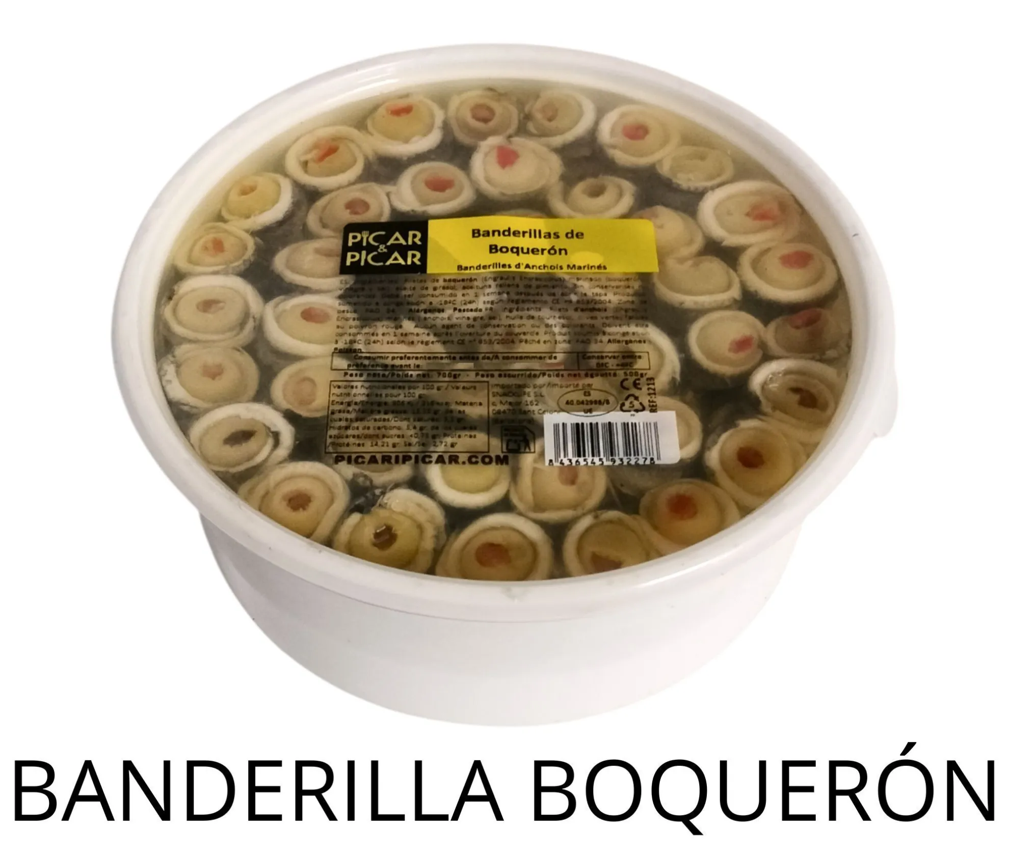 BANDERILLA BOQUERON PICAR 700GRS X6UD