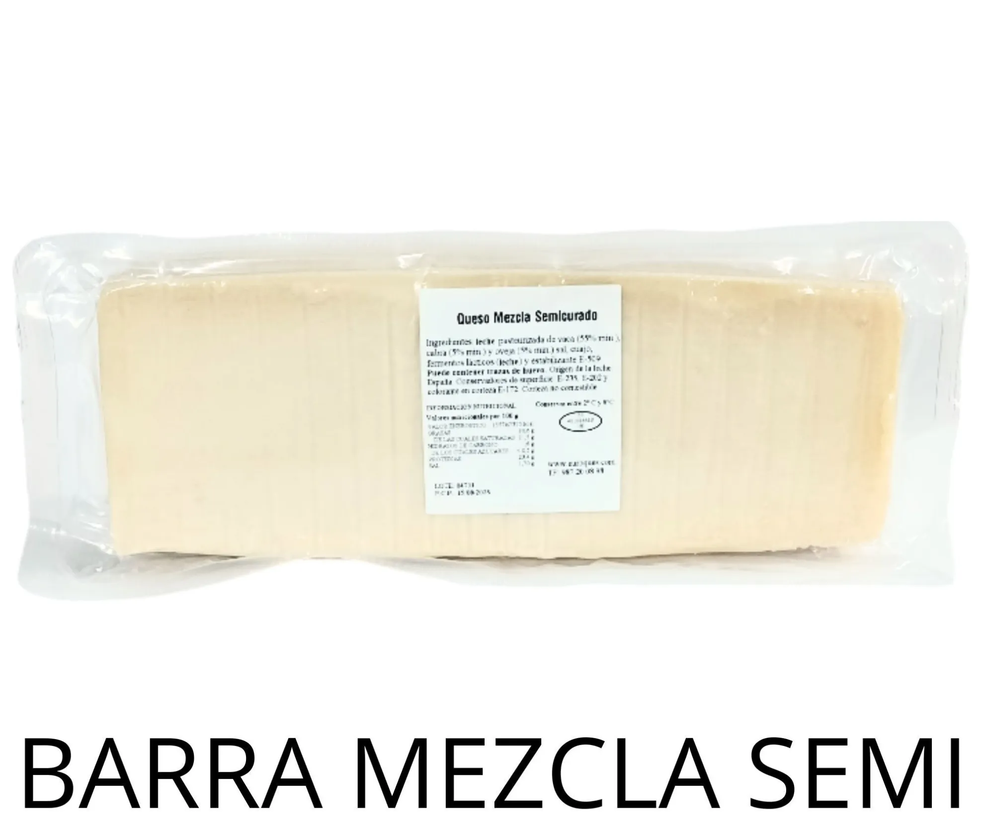 BARRA SEGUNDA SEMI MEZCLA 3KG