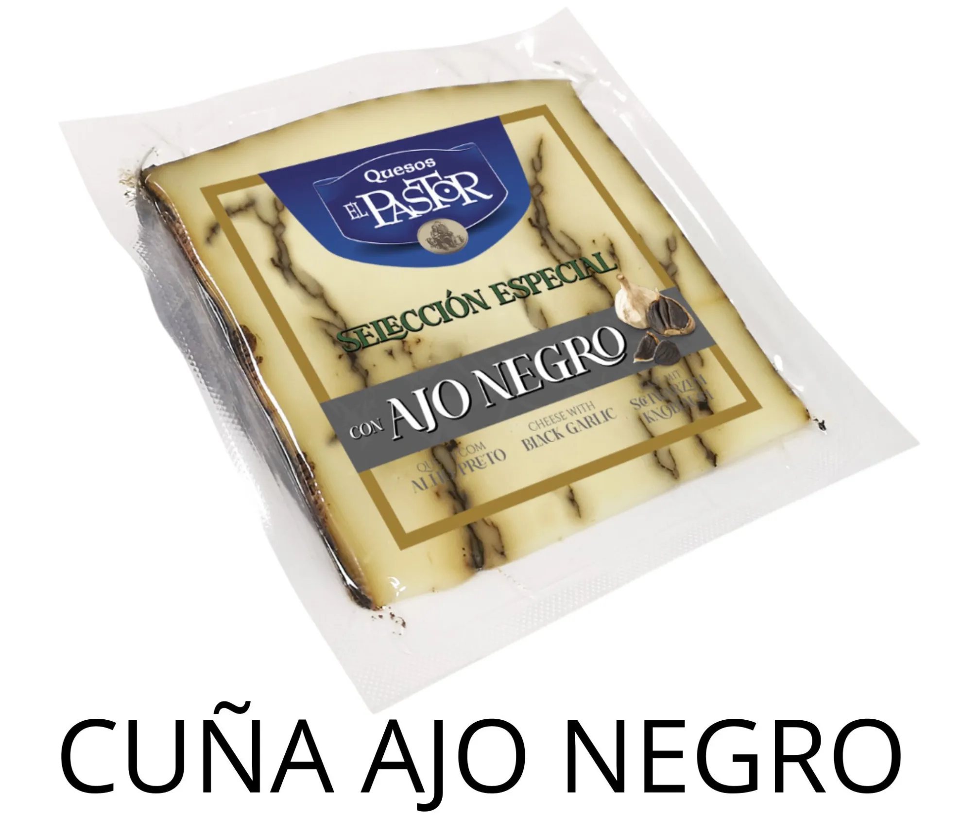 CUÑA MEZCLA CURADO AJO NEGRO PASTOR 200GRS X8UD
