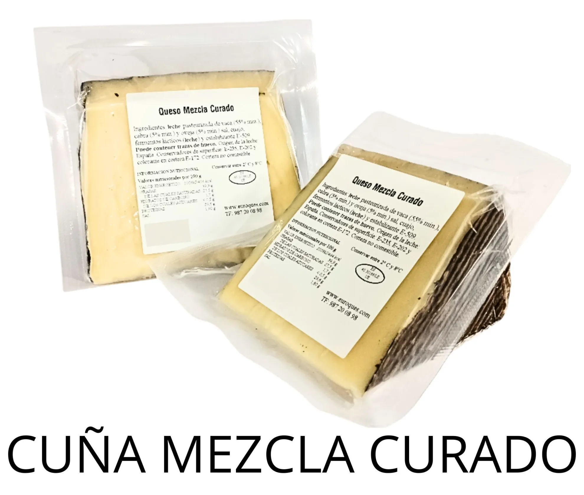 CUÑAS SEGUNDA CURADO MEZCLA 3KG X2UD