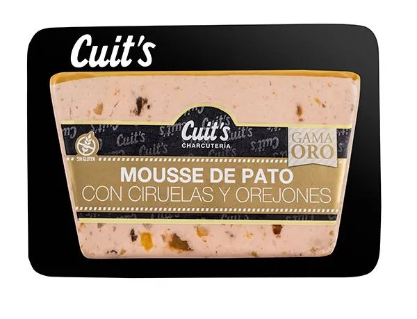 FILETEADO MOUSSE PATO CIRUELAS Y OREJONE 125GX12UD