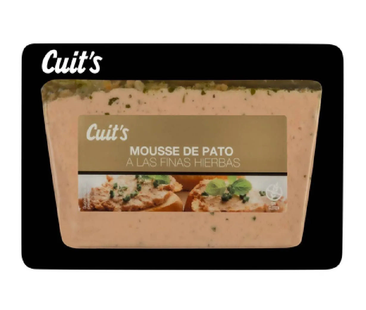 FILETEADO MOUSSE PATO FINAS HIERBAS 125GRS X12UD