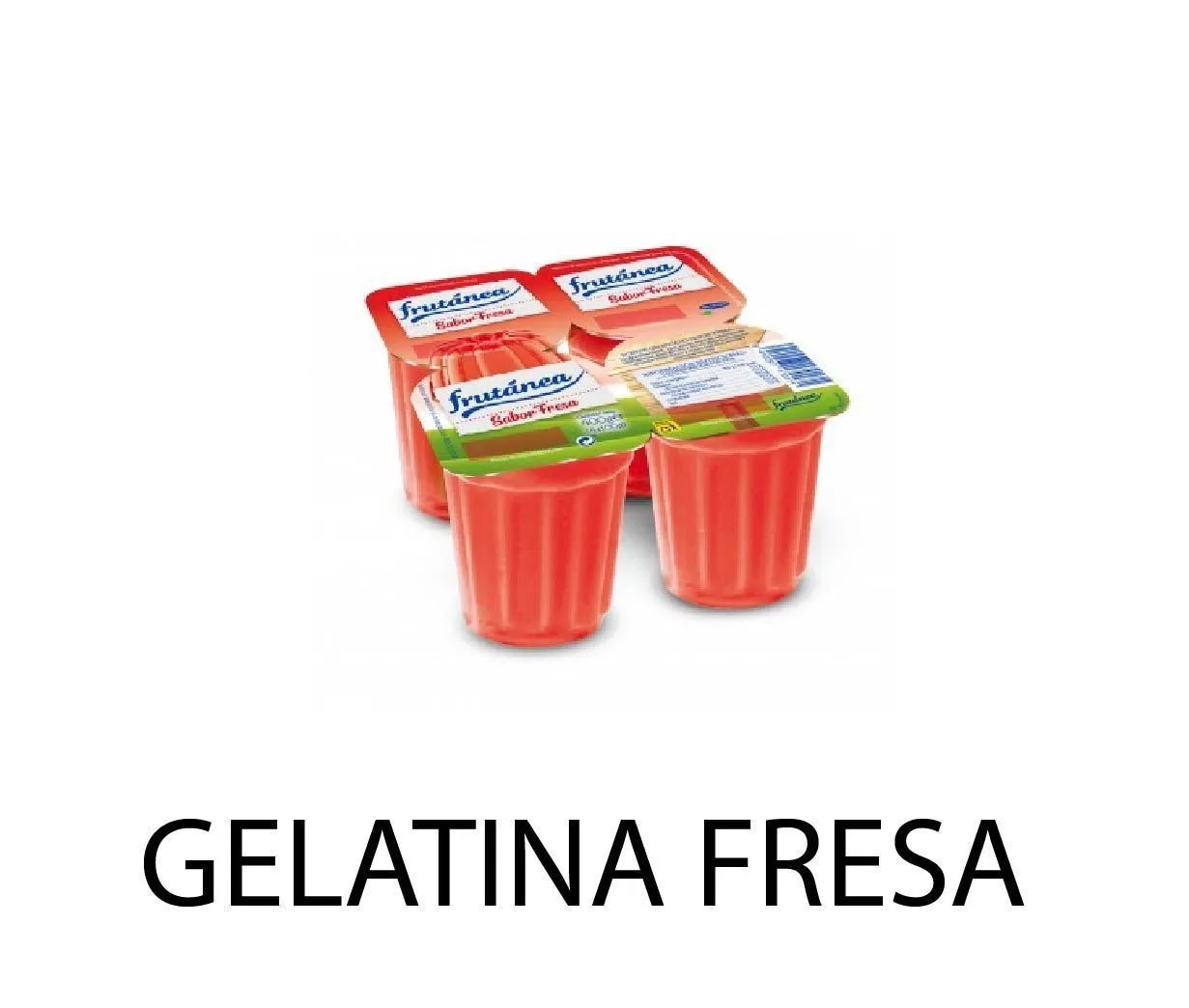 GELATINA FRESA FRUTAREA X12UD