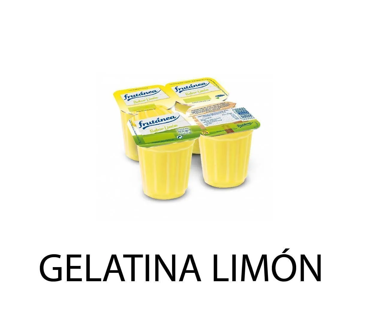 GELATINA LIMON FRUTAREA X12UD