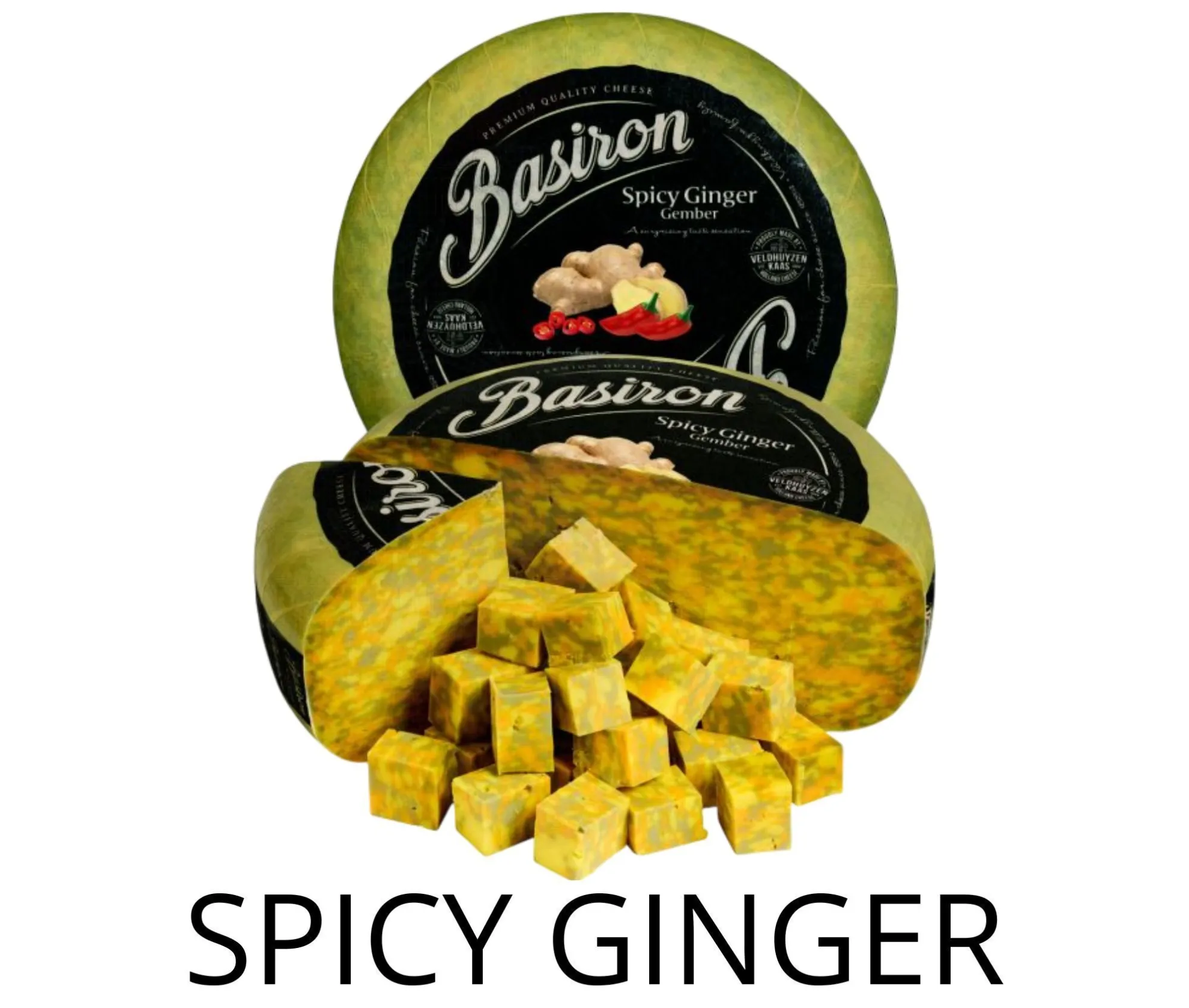 GOUDA SPICY GINGER BASIRON RUEDA 4,5KG
