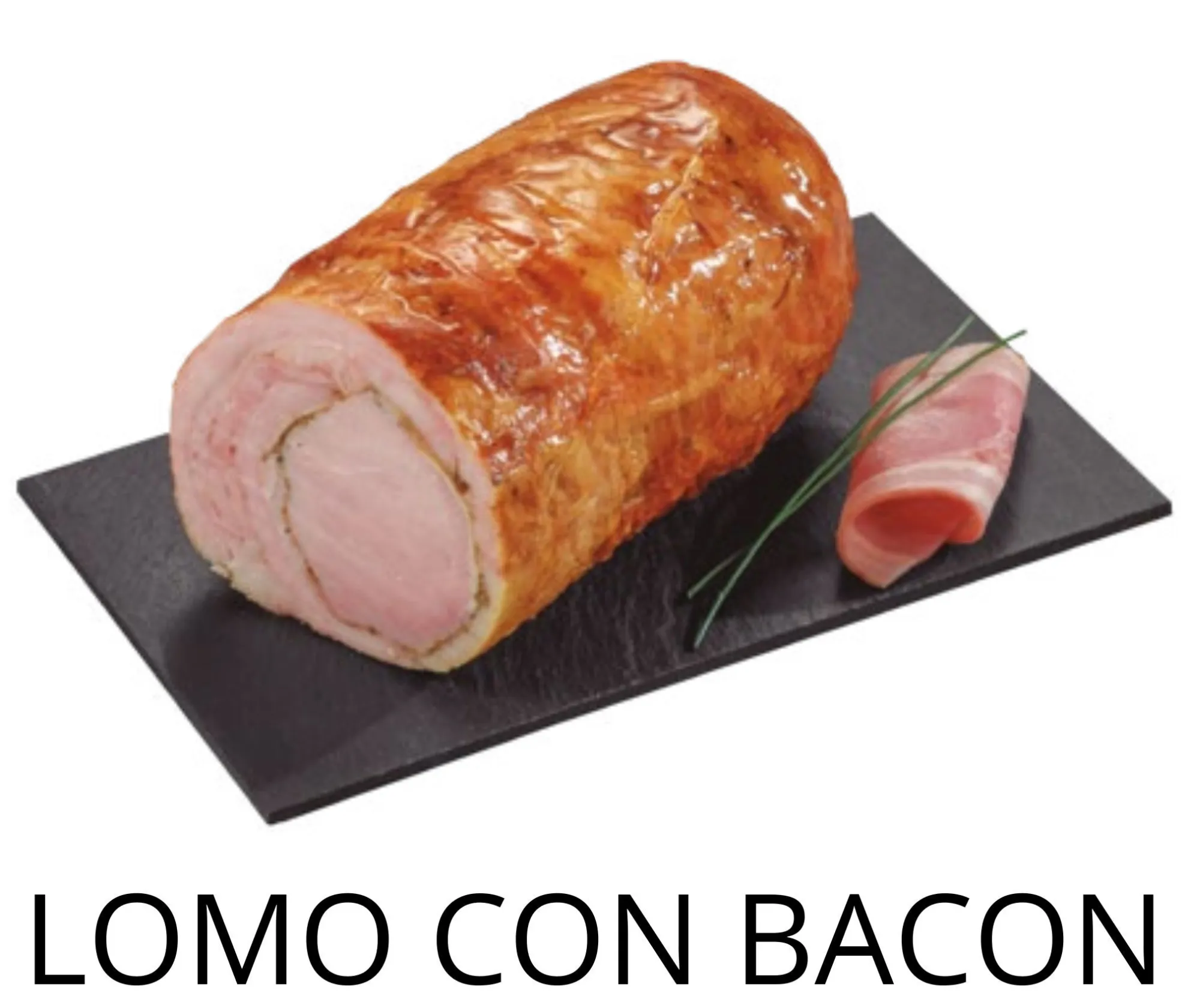 LOMO CERDO ASADO CON BACON 1KG