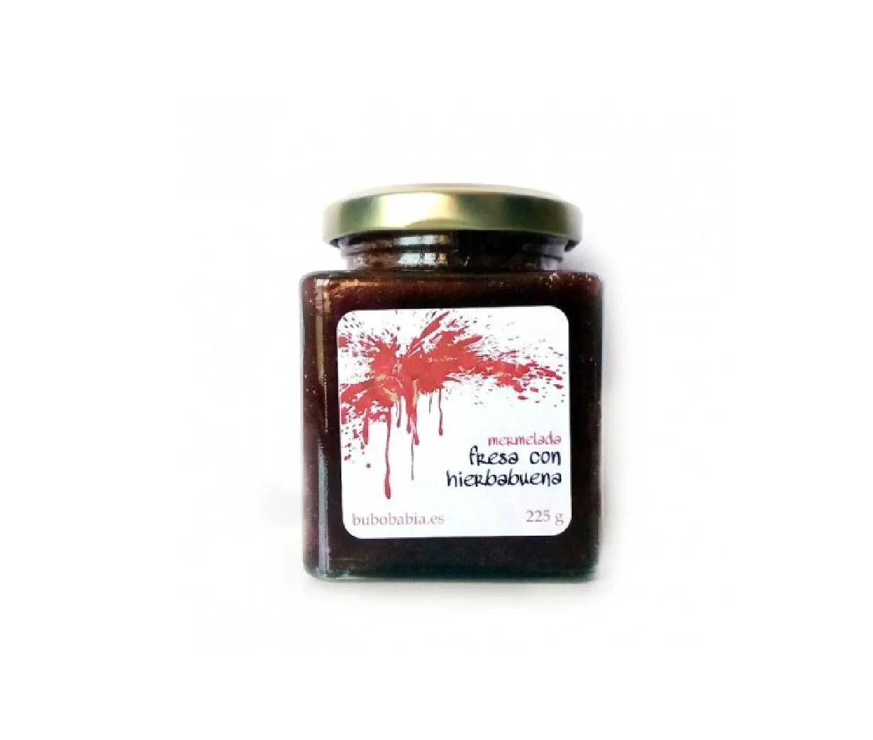 MERMELADA FRESA CON HIERBABUENA 225GRS