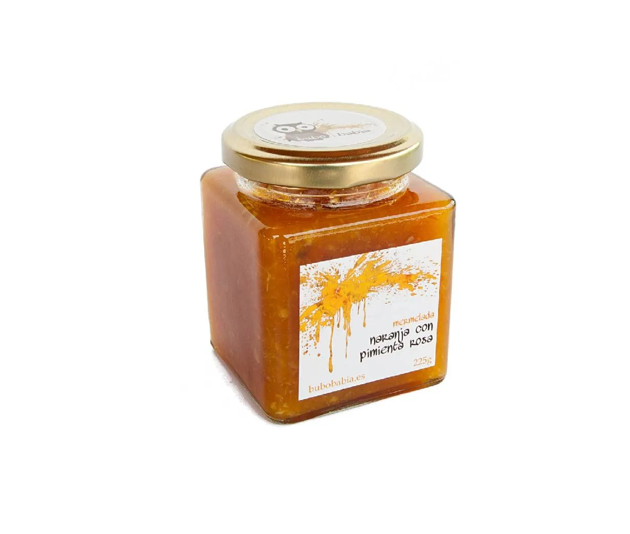 MERMELADA NARANJA CON PIMIENTA ROSA 225GRS