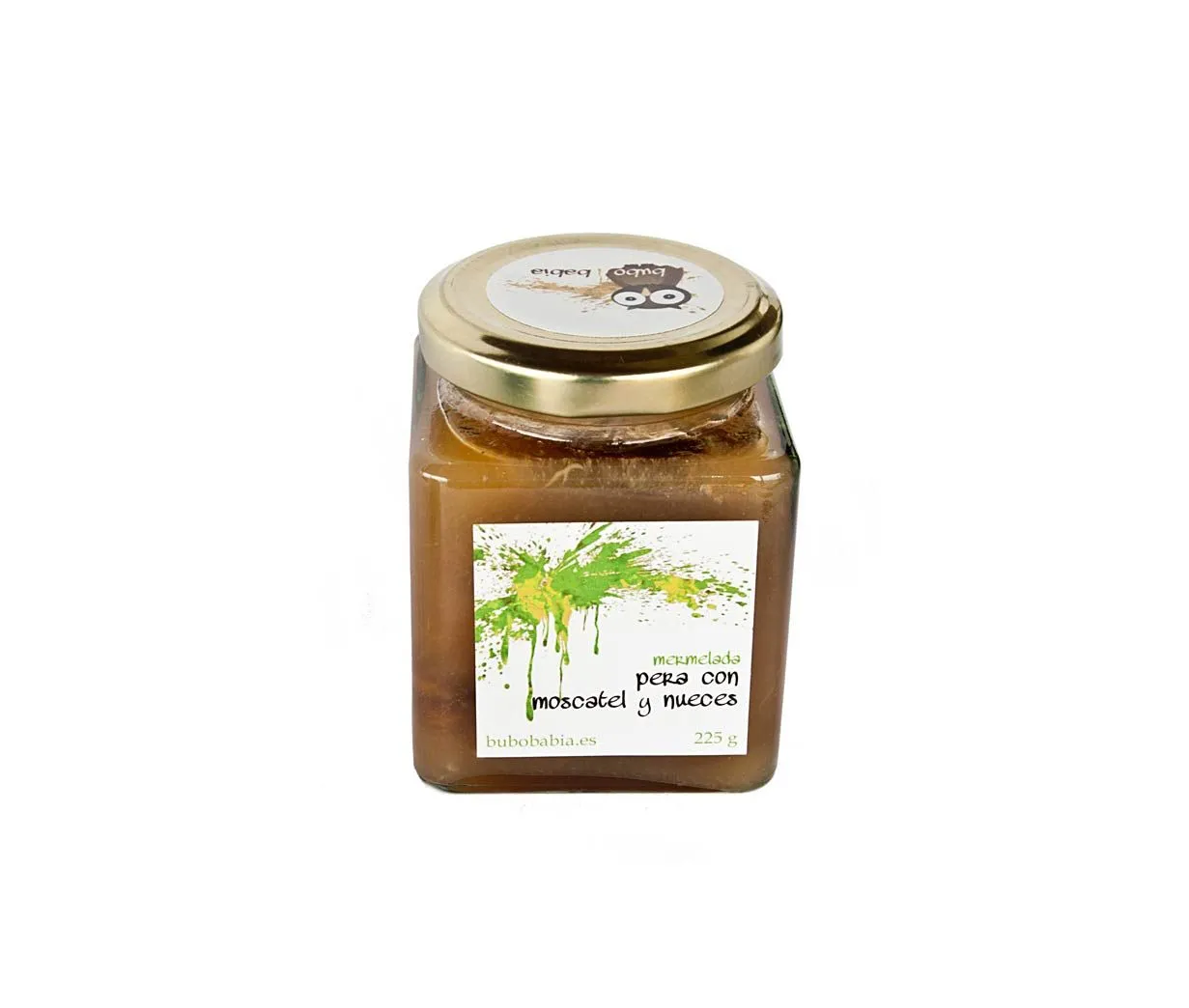 MERMELADA PERA CON MOSCATEL Y NUECES 225GRS