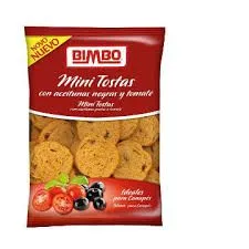 MINI TOSTAS CON TOMATE
