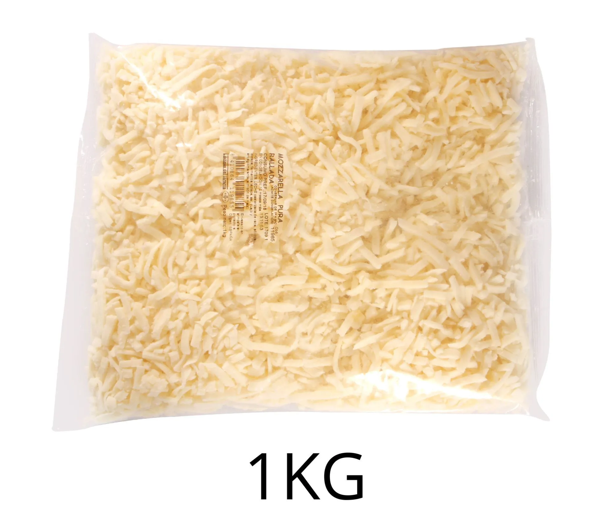 MOZZARELLA PURA RALLADA 1KGX 10UD