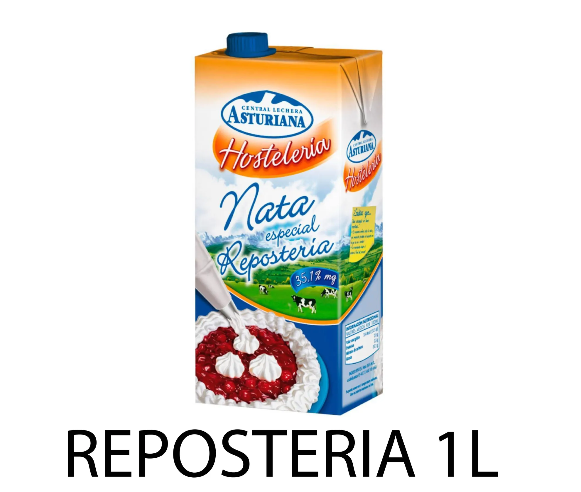 NATA MONTAR REPOSTERIA 35% ASTURIANA 1L X6UD