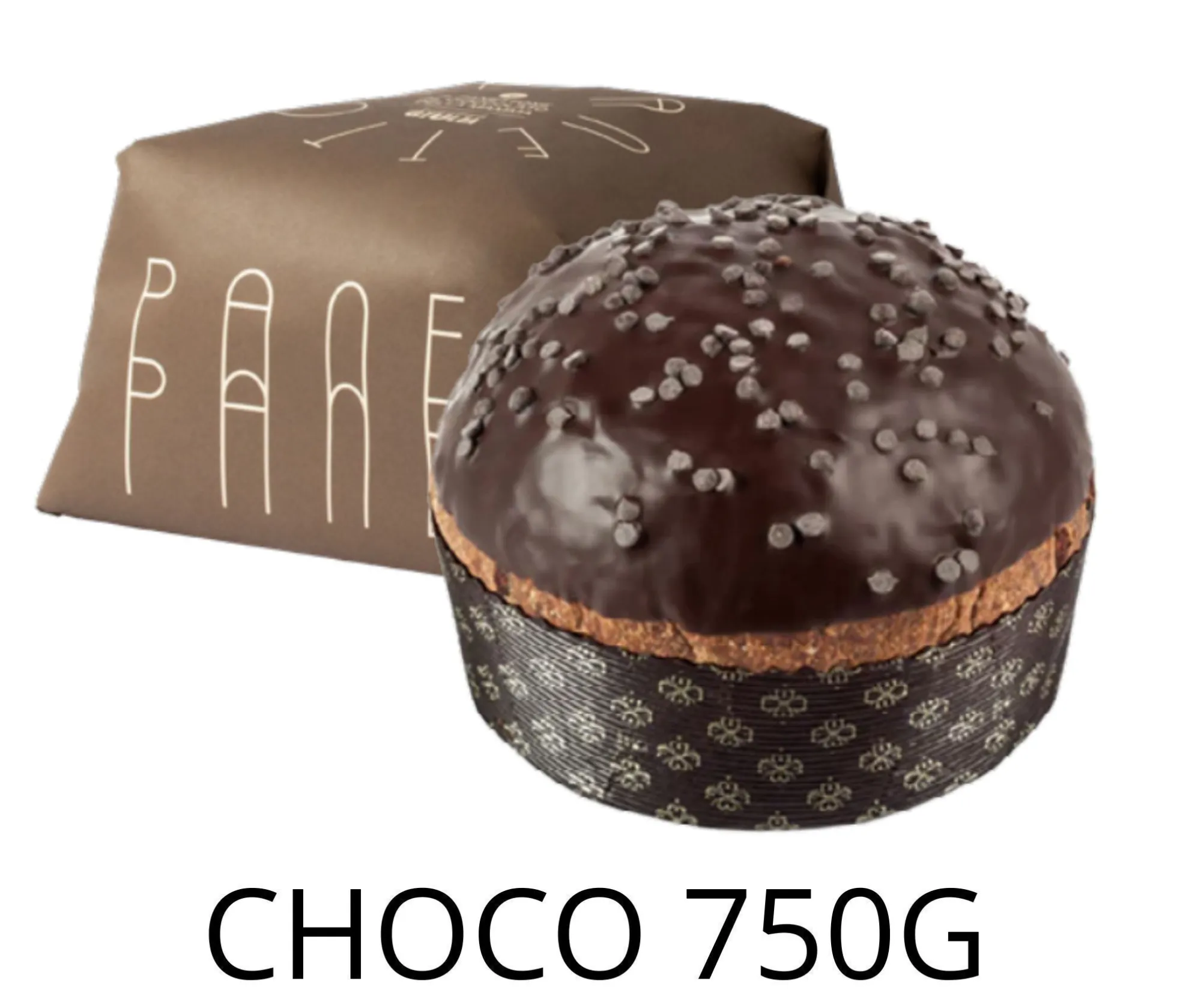PANETTONE AL CIOCCOLATO 750GRS X12UD