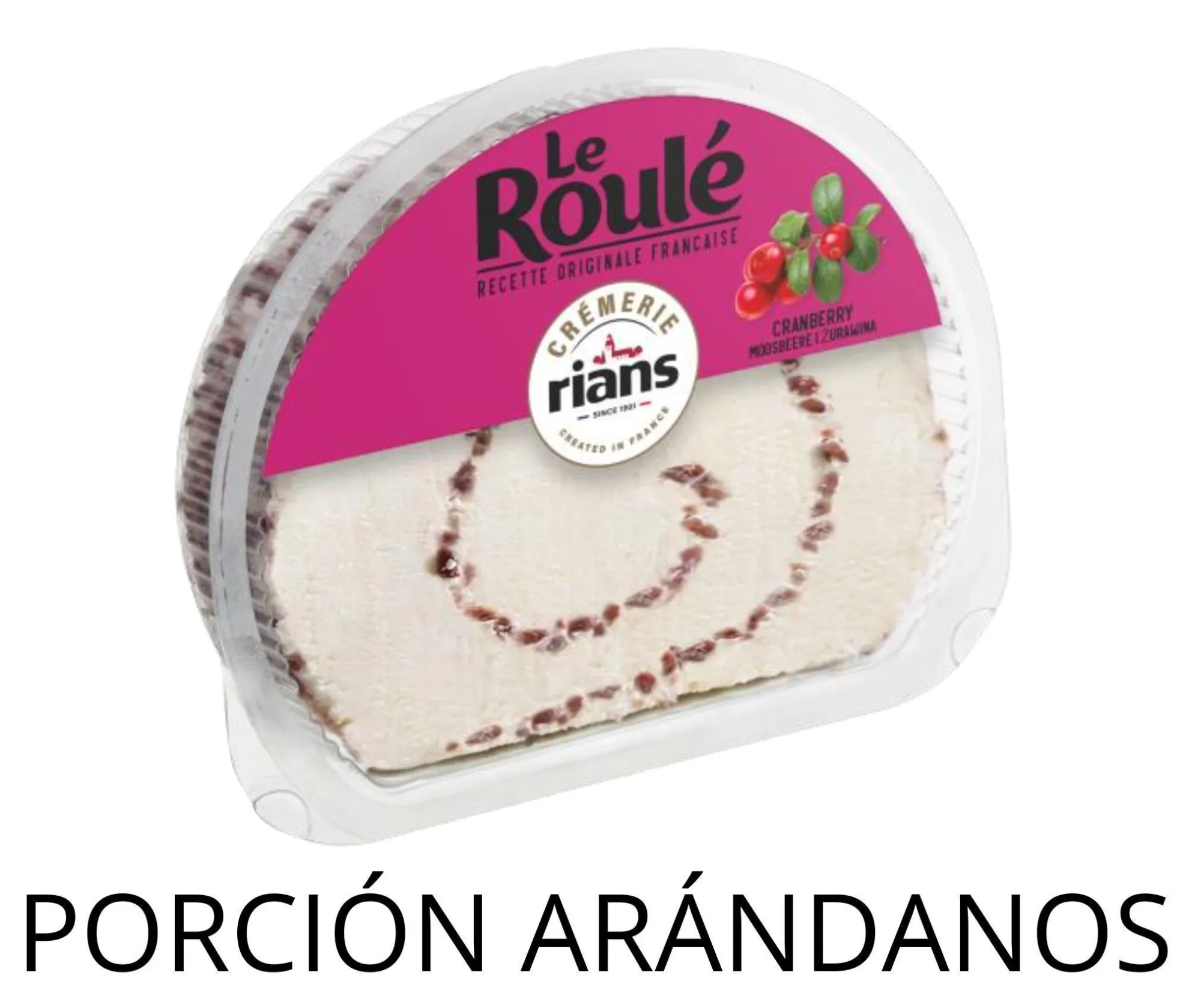 PORCION ROULE RIANS ARANDANOS 125GRS X6UD